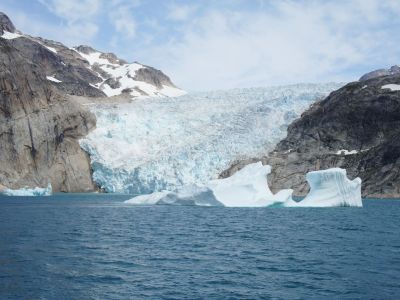 Gletscher im Lindenow Fjord, Südostgrönland (© Eva Fuchs)